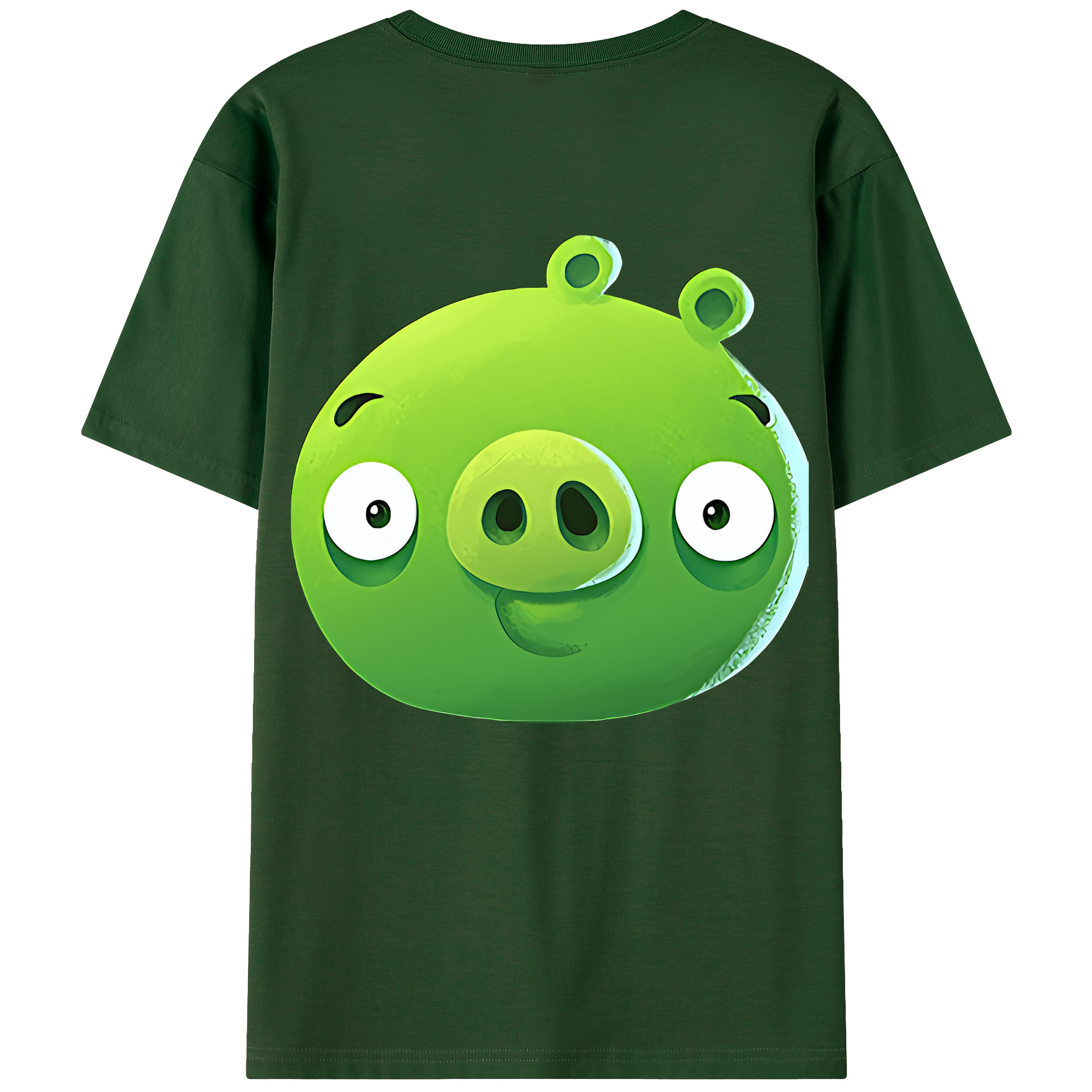 （画像用） Angry Birds アングリーバード 綿100％半袖Tシャツ（背面プリント）